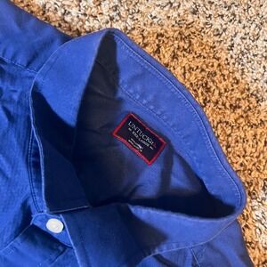 UNTUCKit Est. 2011 Men's XXX-Large Blue Short Sleeve‎ Button Down Shirt